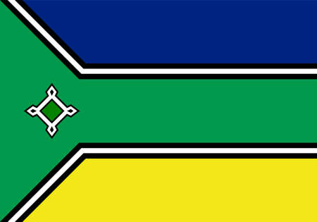 Flag of Amapa state (Federative Republic of Brazil, AmapÃ¡)のイラスト素材