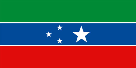 Flag of Sidama Region (Federal Democratic Republic of Ethiopia) Sidaamu Qoqqowo or Zoneのイラスト素材
