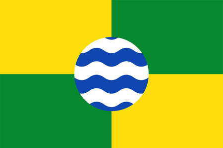 Flag of Nairobi City County (Republic of Kenya)のイラスト素材