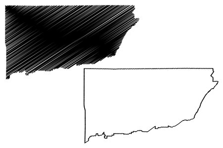 Jurupa Valley City, California (United States cities, United States of America, us, usa city) map vector illustration, scribble sketch City of Jurupa Valley mapのイラスト素材