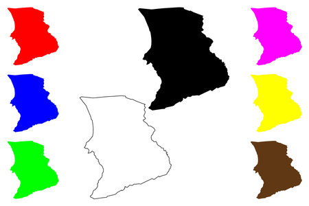 Tanauan city (Calabarzon Region, Republic of the Philippines, ROP) map vector illustration, scribble sketch Tanauan mapのイラスト素材