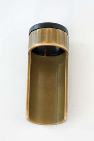 Metal guitar slide detail