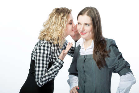 sharing secretsの写真素材