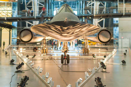 Chantilly- USA, September, 26: Lockheed SR-71 Blackbird on Display in National Air and Space Museum...
