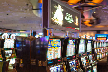 Gabmling Slots in One of the Las Vegas Casinoのeditorial素材