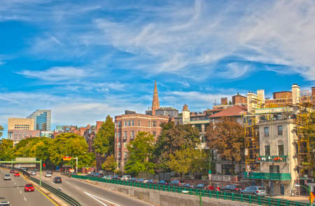 City of Boston, MA, United States of America  HDR Image  Horizontal Compositionのeditorial素材