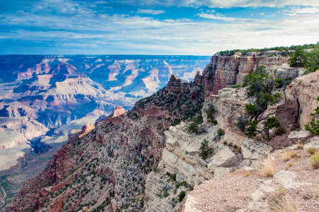 Incredible Grand Canyon Sight in the Very Early Morning. Horizontal Image Orienationの写真素材