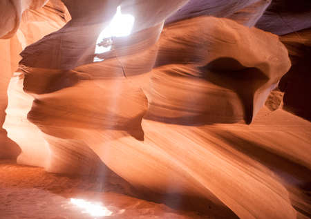 The Antelope Canyon, Page, Arizona, USA. Horizontal Image Composition
