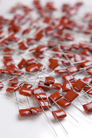 Lots of Electrolytic Capacitors Placed Bulk. Vertical Imageの写真素材