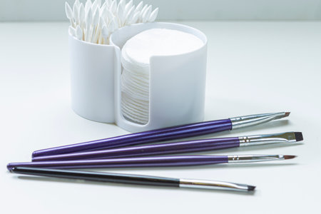 Colorful Brows Makeup Brushes for Cosmetology Beautician Ready For Permanent Makeup Correction...