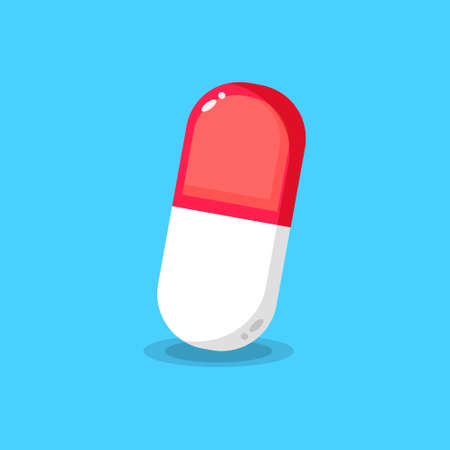 Pill vector icon.のイラスト素材
