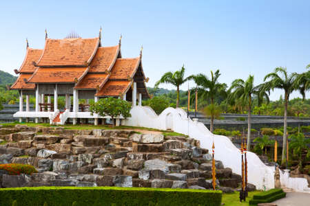 Tropical park Nong Nuch in Thailand.の写真素材