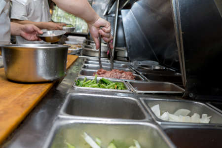 chinese chefs prepare for cooking