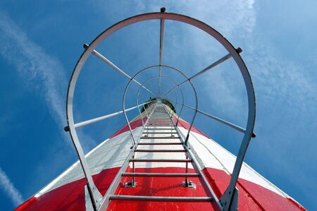 Ladder on the skyの写真素材