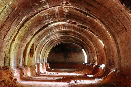 old brick kilnの写真素材