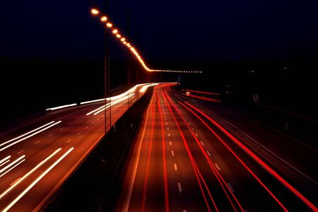Highway at night