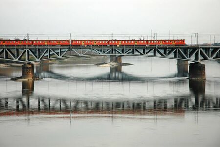 Bridge over the river の写真素材
