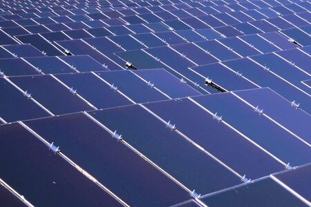 Solar power plantの写真素材