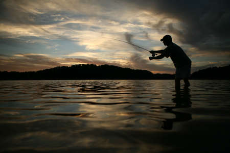 Fly fishingの写真素材