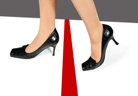 The first step to victoryの写真素材