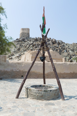 Al Badiyah Mosque or Ottoman Mosque the oldest mosque in United Arab Emiratesの写真素材