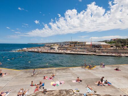 Clovelly, sydney, Australia, 06/06/2013, Clovelly beach on the sydney coast beach to beach walk.のeditorial素材
