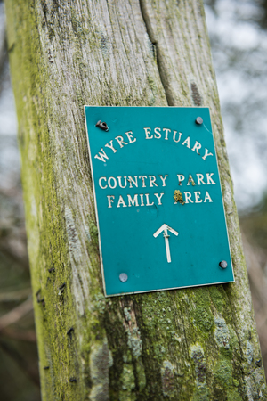 Tramper trail countryside walk marker point.  countryside path guiding. tramper navigation.の写真素材