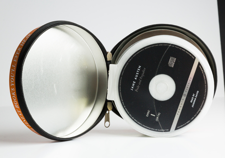 london, england, 05/05/2019 10 Penguin Audio Classics  on 45 CDs.  penguin audio books are world famous and high quality stories. limited edition finest books you will ever hear.のeditorial素材