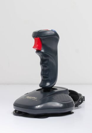 london, england, 05/08/2018 QuickShot Python 2 Joystick Controller for Nintendo NES retro video game...