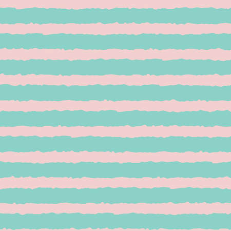 Cool colors grunge pink stripes on tealのイラスト素材