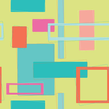 Mid-Century Modern on limeのイラスト素材