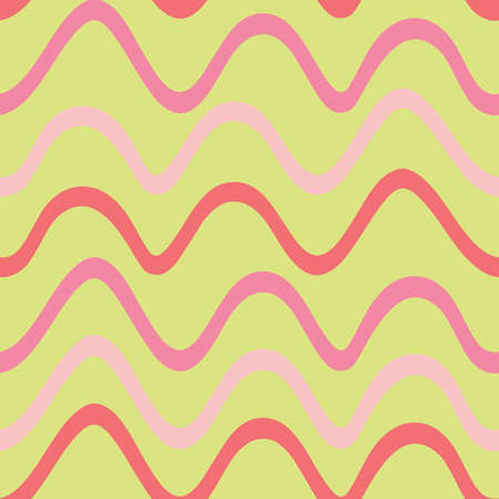 Grunge waves in bright colorsのイラスト素材