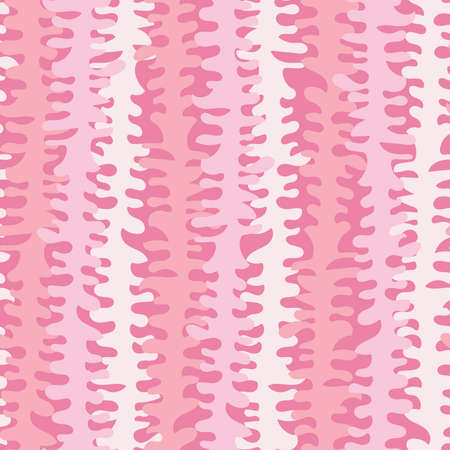 Mid-century Pink vertical grunge stripesのイラスト素材