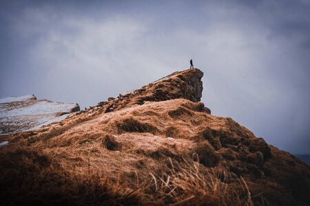 Man standing on the edge