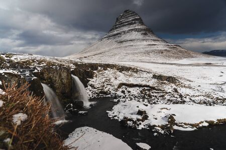 Kirkjufell long exposure Spring Iceland