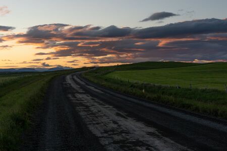 Sunset on the road Summer 2018