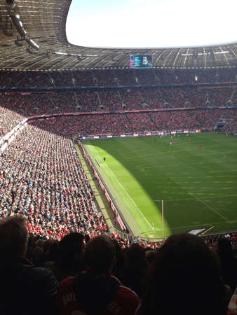 Great view of the beautiful Allianz Arena home of the German champions Bayern Mnchenの素材