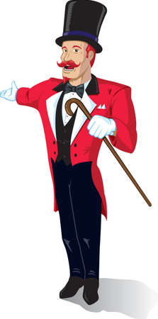 Circus Announcerのイラスト素材
