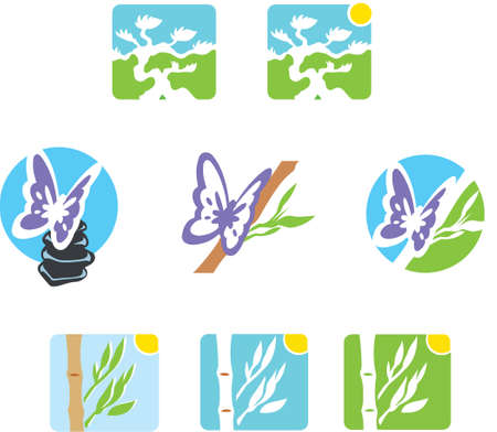 Zen iconsのイラスト素材