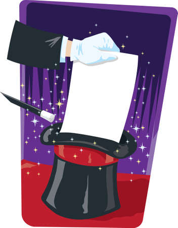 Magic flyerのイラスト素材