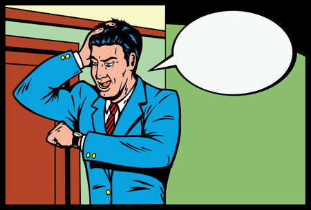 Time is running outのイラスト素材