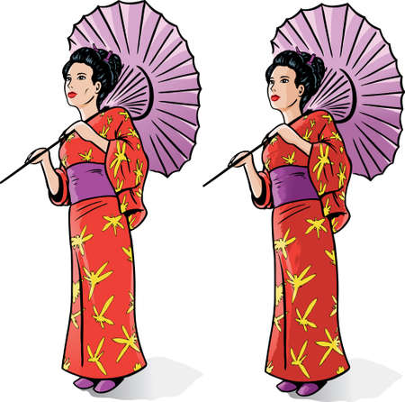 Geisha のイラスト素材