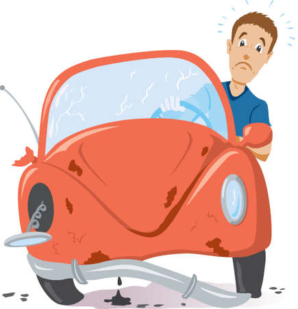 Time for a new carのイラスト素材