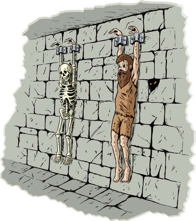 Sad prisonerのイラスト素材