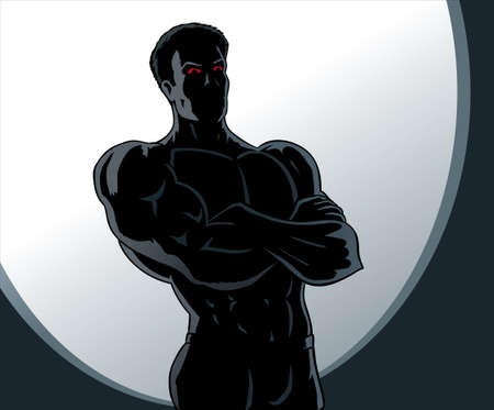 Angry man のイラスト素材