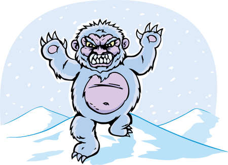 Angry Yetiのイラスト素材