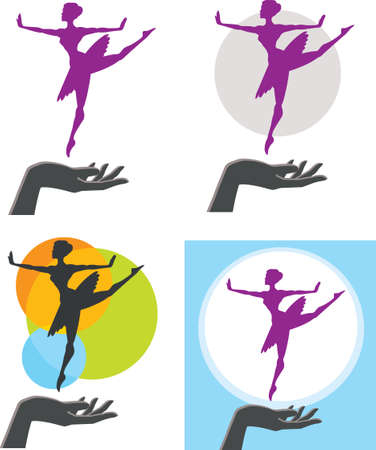 Hand Ballerinaのイラスト素材