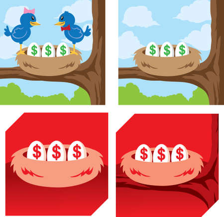LIttle Nest Egg icon のイラスト素材