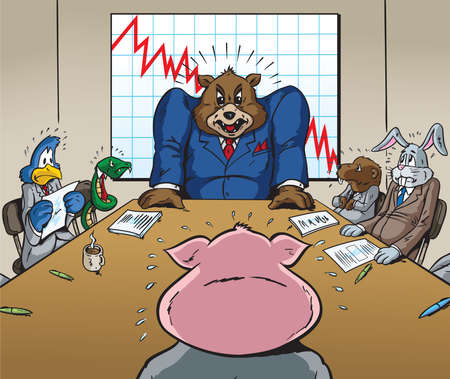 Business meetingのイラスト素材