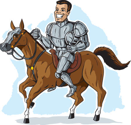 Knight is shining armorのイラスト素材
